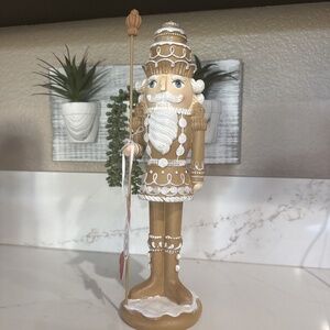 Peppermint Square Christmas Gingerbread Nutcracker
